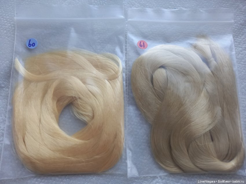 Саран для кукол — Парики и волосы (мохер) для кукол (фото 3)