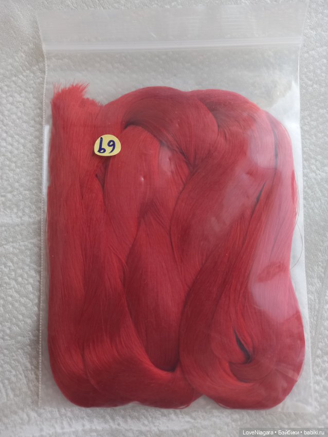 Саран для кукол — Парики и волосы (мохер) для кукол (фото 5)