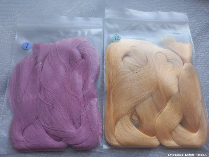 Саран для кукол — Парики и волосы (мохер) для кукол (фото 4)