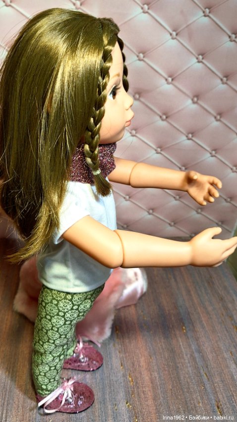 Клара 2014г от Gotz ,в розовенькой шубке (фото 4)