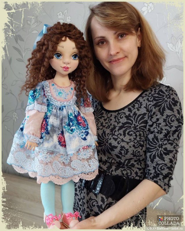 Интерьерная девочка — Авторские куклы (фото 4)