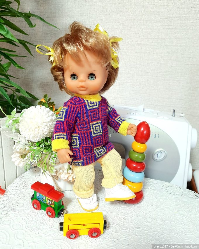 Винтажная,немецкая малышка Бигги (VEB Biggi Waltershausen) .Милая булочка) (фото 3)