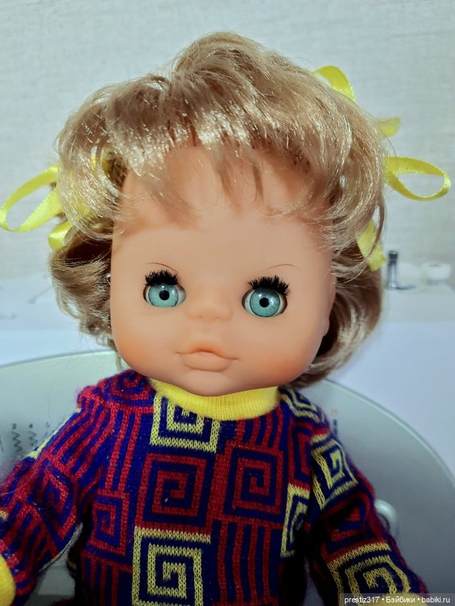 Винтажная,немецкая малышка Бигги (VEB Biggi Waltershausen) .Милая булочка) (фото 6)