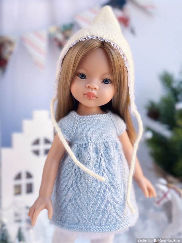 PDF Мастер-Класс по вязанию наряда "Маленькая герда" для кукол Паола Рейна (фото 2)