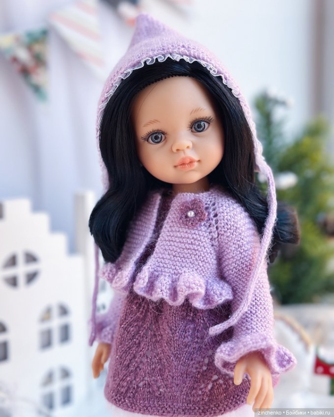 PDF Мастер-Класс по вязанию наряда "Маленькая герда" для кукол Паола Рейна (фото 6)