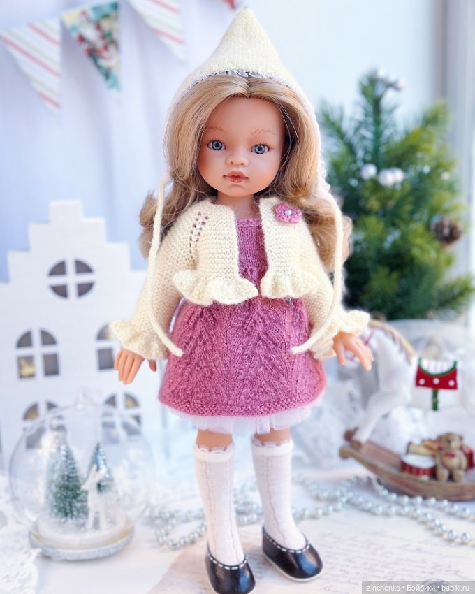 PDF Мастер-Класс по вязанию наряда "Маленькая герда" для кукол Паола Рейна (фото 10)