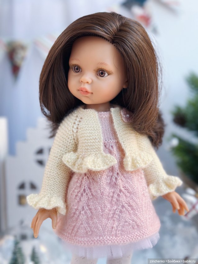 PDF Мастер-Класс по вязанию наряда "Маленькая герда" для кукол Паола Рейна (фото 4)