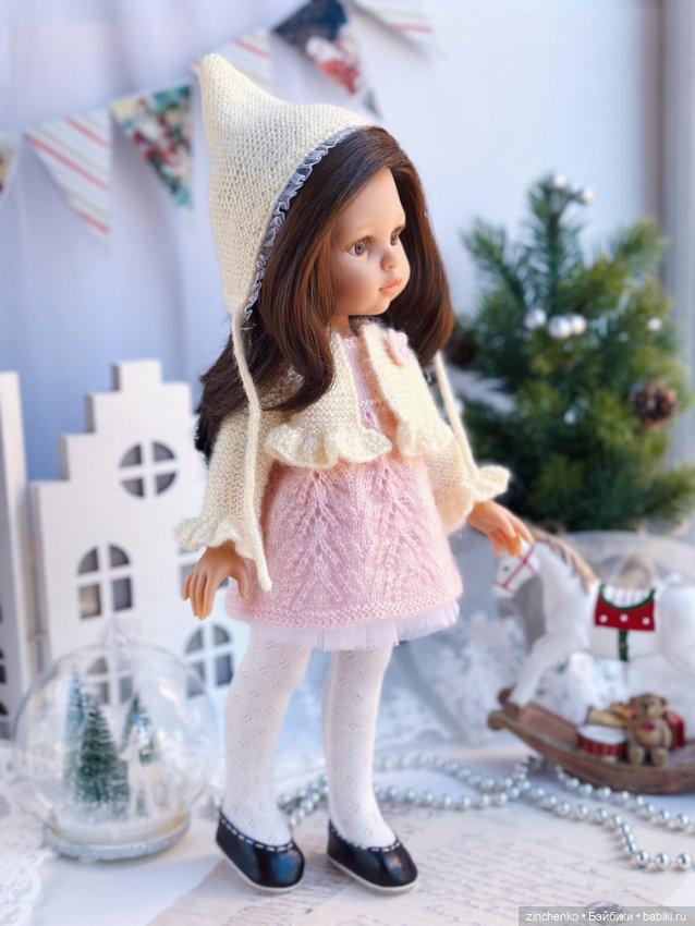 PDF Мастер-Класс по вязанию наряда "Маленькая герда" для кукол Паола Рейна (фото 3)