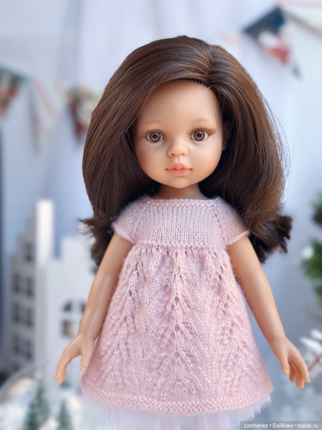 PDF Мастер-Класс по вязанию наряда "Маленькая герда" для кукол Паола Рейна (фото 9)