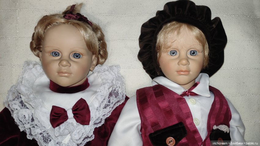 Мальчик и девочка FIBA — Коллекционные куклы (фото 7)