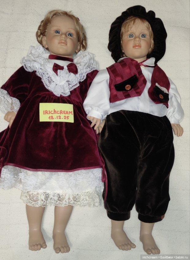 Мальчик и девочка FIBA — Коллекционные куклы