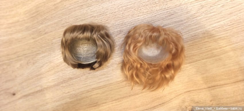 ЛОТ - два паричка на кукол Паола Рейна (о.гол. 20 см) или Антонио Хуан