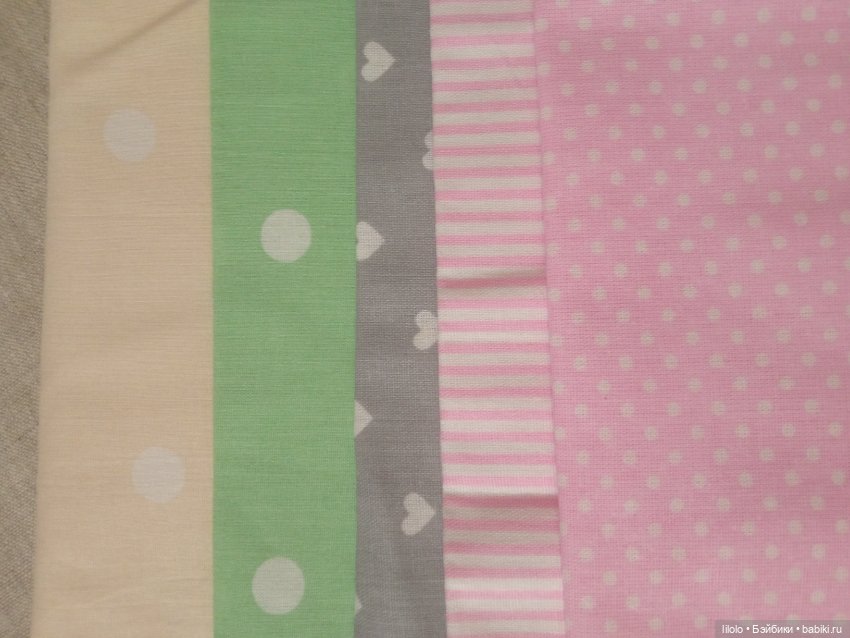 Лот ткани хб для кукольного рукоделия (фото 2)