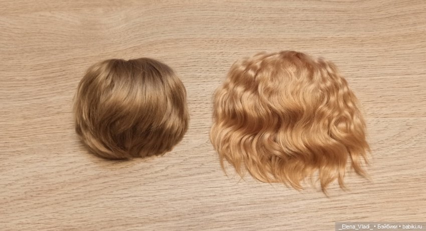 ЛОТ - два паричка на кукол Паола Рейна (о.гол. 20 см) или Антонио Хуан (фото 2)