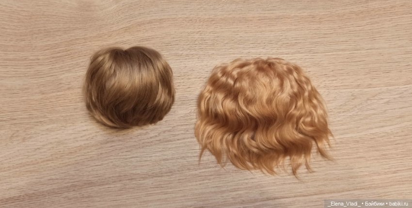 ЛОТ - два паричка на кукол Паола Рейна (о.гол. 20 см) или Антонио Хуан (фото 4)