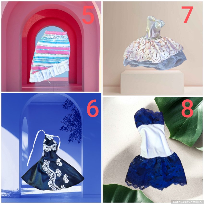 Лот на барбиобразных — Одежда для кукол (фото 2)