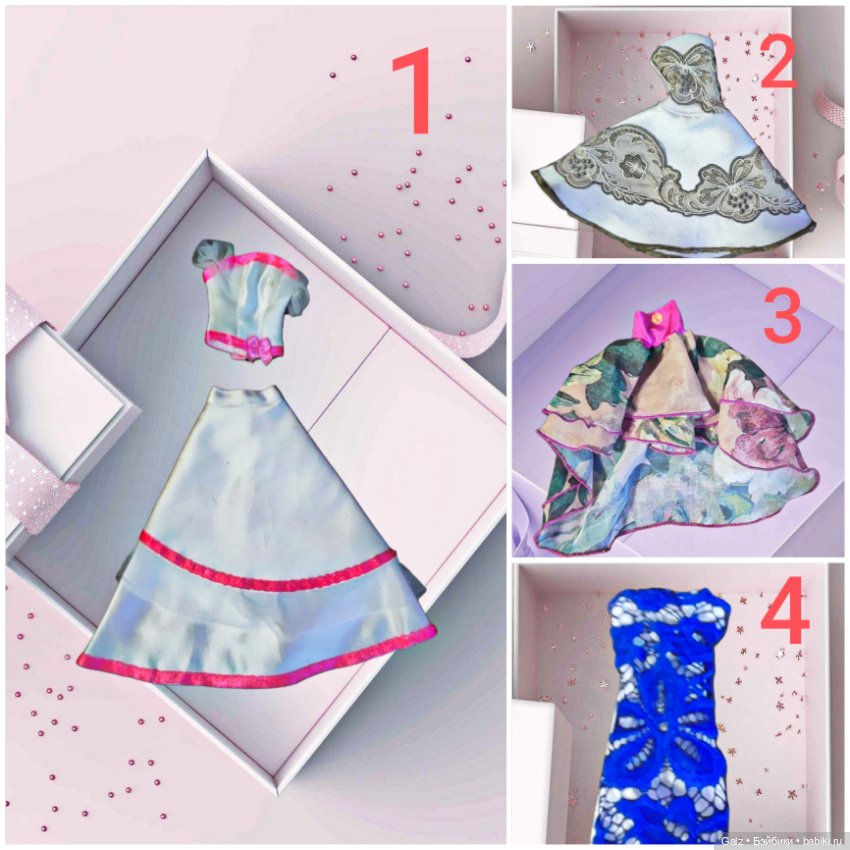 Лот на барбиобразных — Одежда для кукол