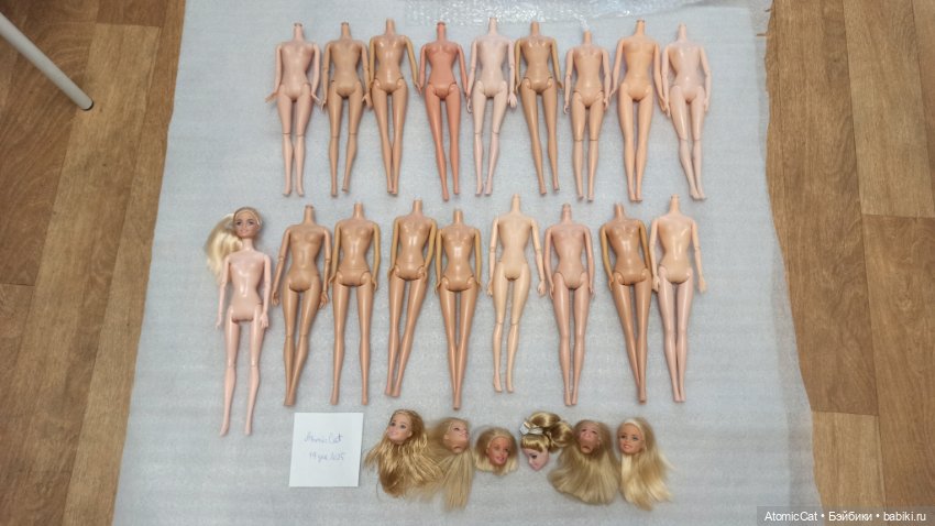 Большой лот тел кукол типа барби (фото 4)