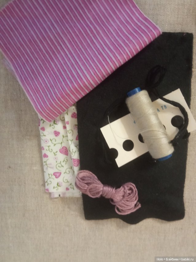 Набор для шитья Мышки — Другие инструменты для кукол (фото 2)
