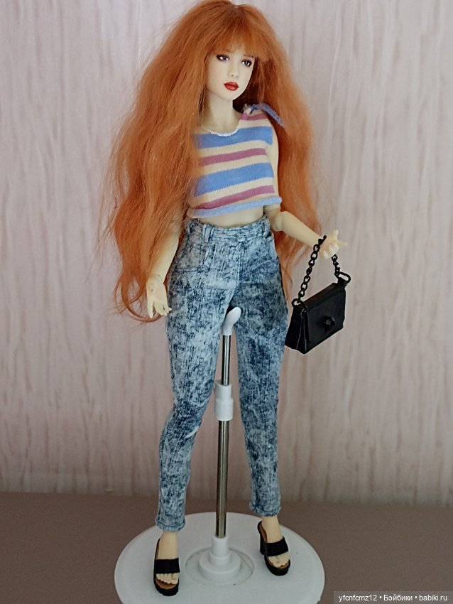 Авторская шарнирная кукла БЖД (фото 3)