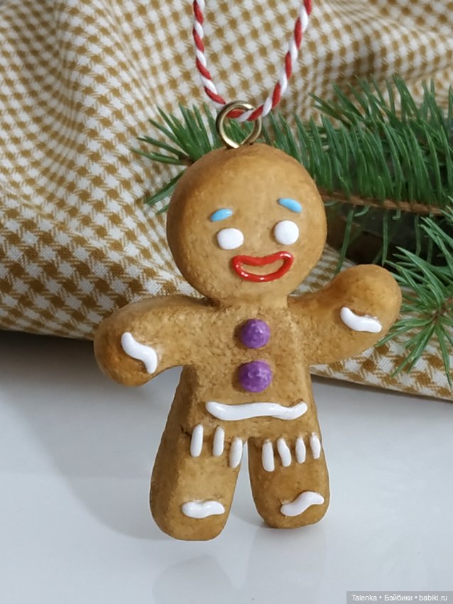 Елочная игрушка Пряня из Шрэка (Shrek Gingy)