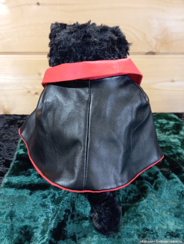 Игрушка Кот злодей, толстенький и мягкий граф Дракула, авторская (фото 5)