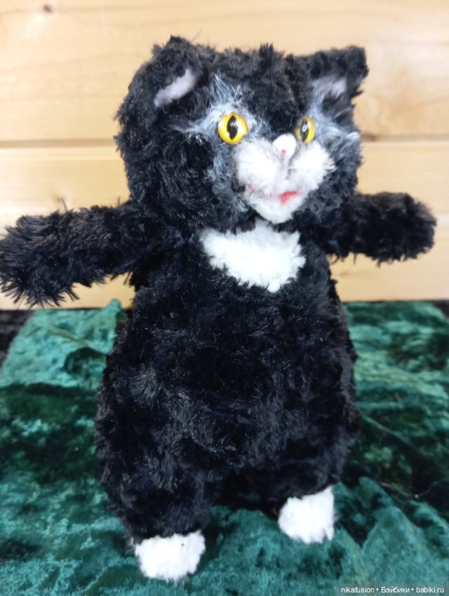 Игрушка Кот злодей, толстенький и мягкий граф Дракула, авторская (фото 8)