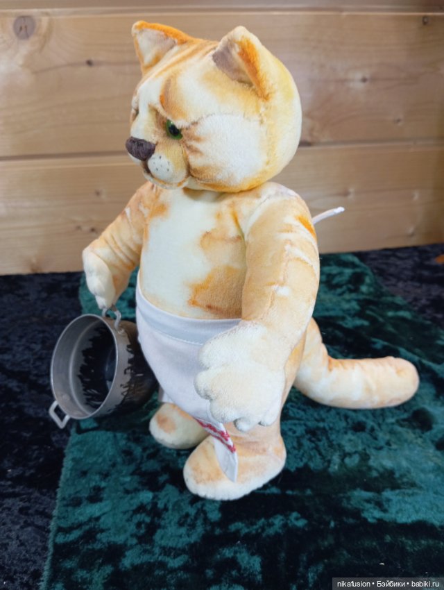 Игрушка котик повар, авторская (фото 5)