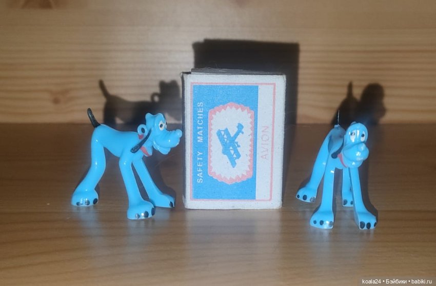 Фигурка СССР Колкий пластик собака из мультика Плутто (фото 3)