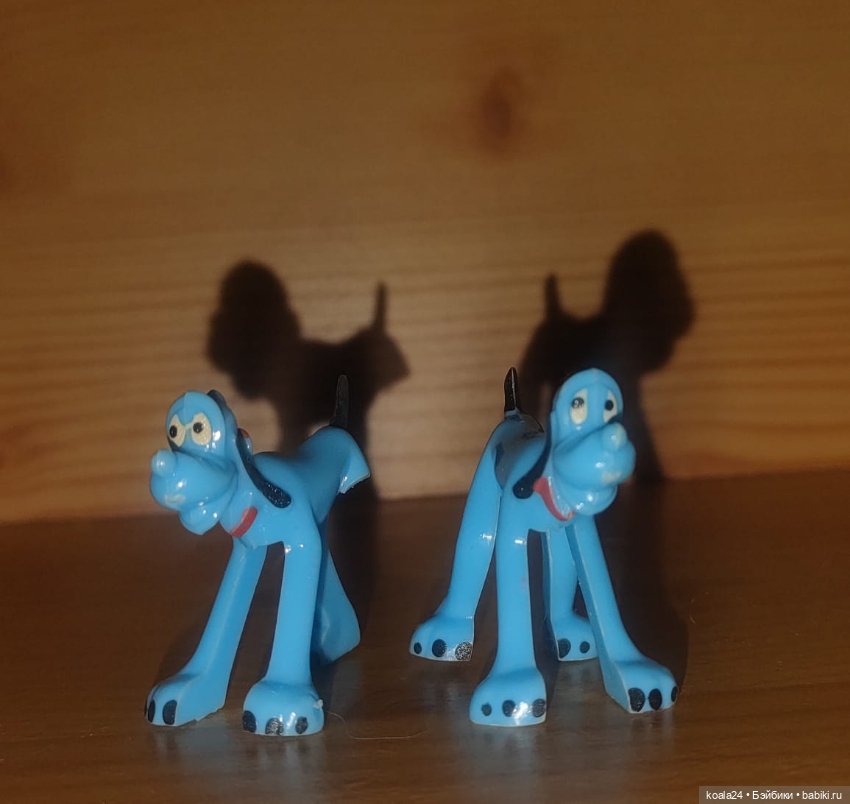 Фигурка СССР Колкий пластик собака из мультика Плутто