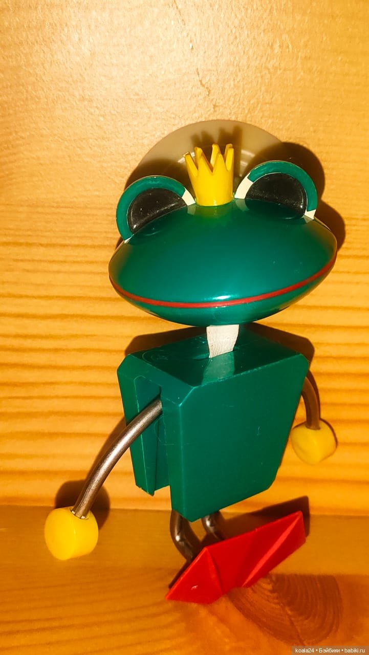 Колкий пластик Игрушка Фигурка СССР сувенир Царевна - Лягушка