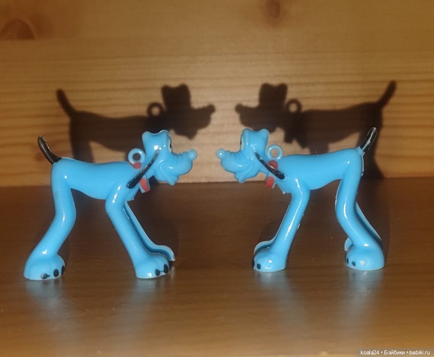 Фигурка СССР Колкий пластик собака из мультика Плутто (фото 2)