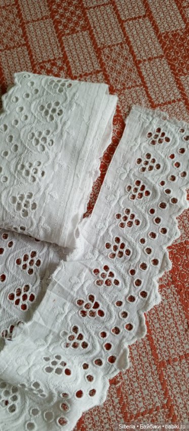 Лот тканей+кружева для кукольного наряда (фото 6)