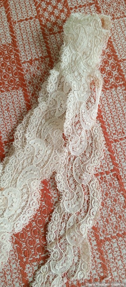 Лот тканей+кружева для кукольного наряда (фото 7)