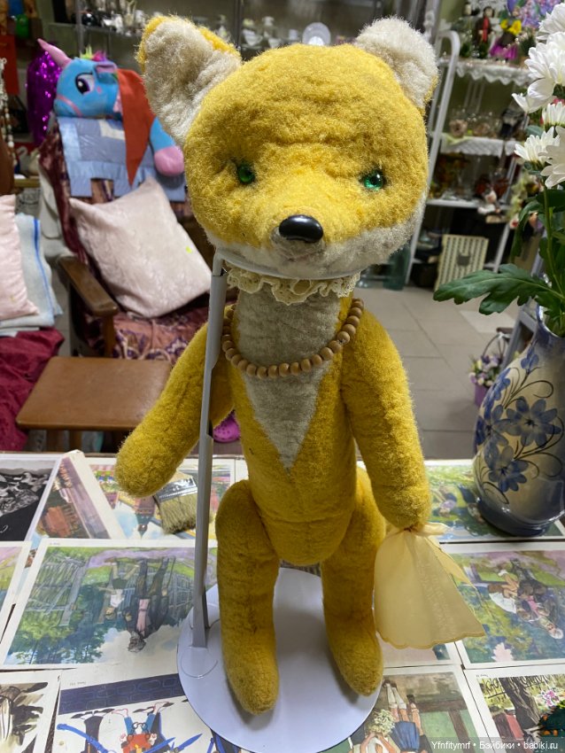 Лисичка СССР 60-70года — Винтажные куклы и игрушки детства (фото 3)