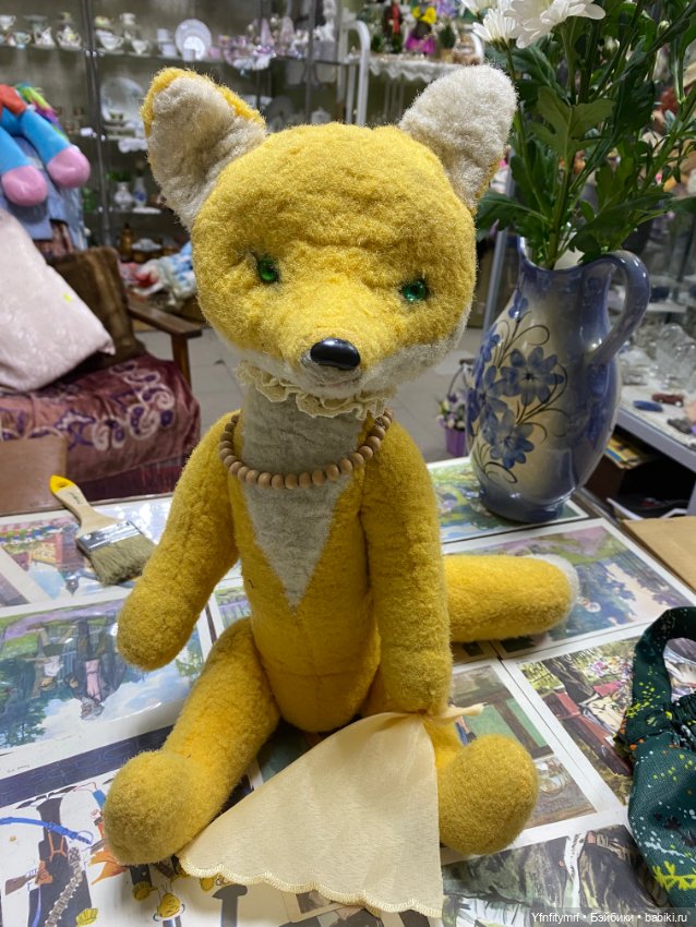 Лисичка СССР 60-70года — Винтажные куклы и игрушки детства (фото 6)