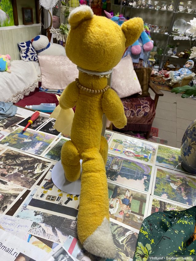 Лисичка СССР 60-70года — Винтажные куклы и игрушки детства (фото 4)