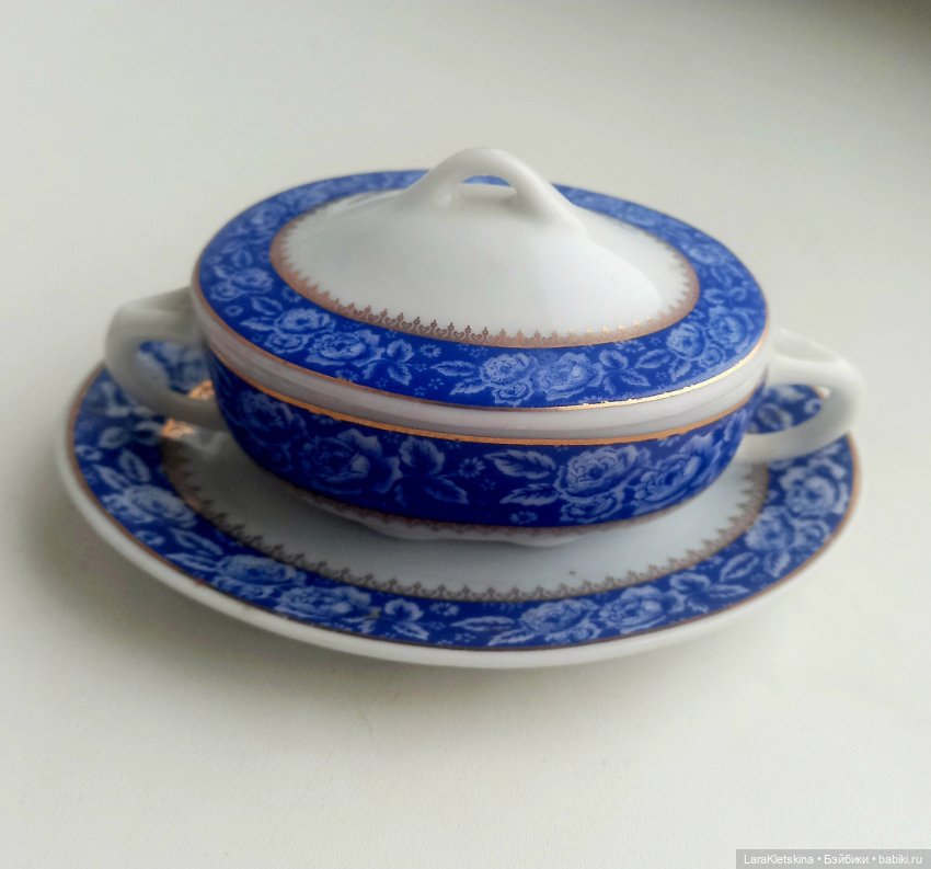 Porcelain art PA Миниатюрная креманница. Англия