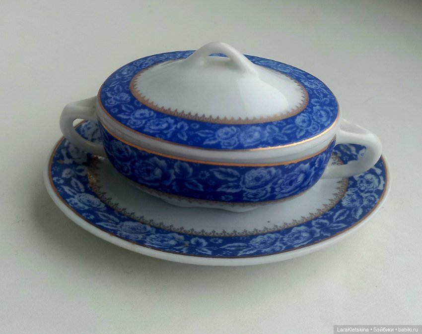 Porcelain art PA Миниатюрная креманница. Англия (фото 10)