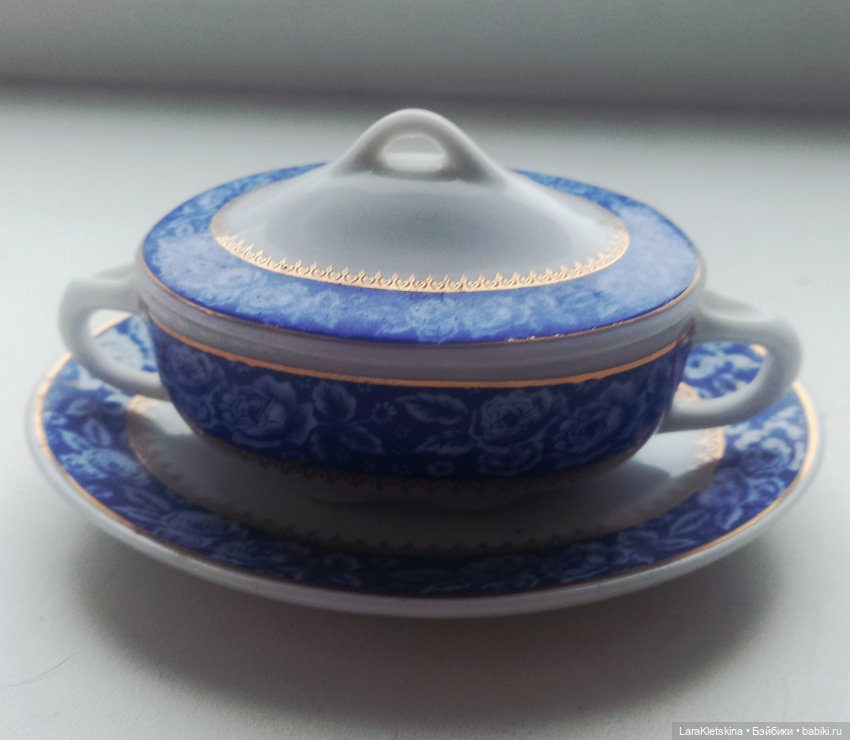 Porcelain art PA Миниатюрная креманница. Англия (фото 4)