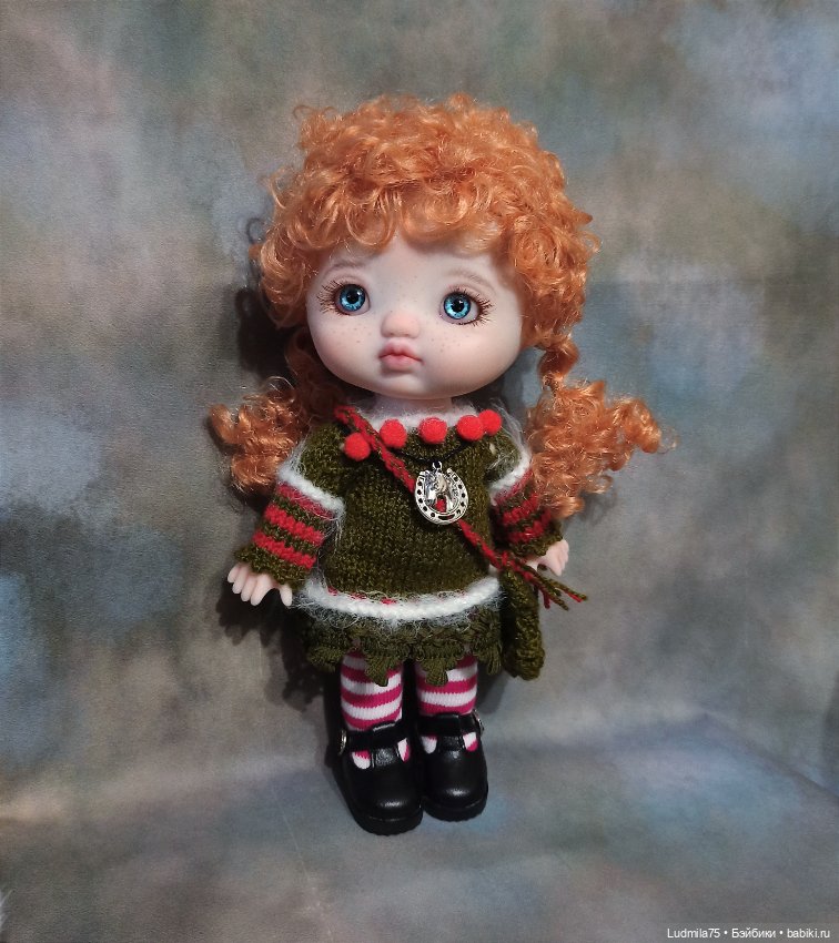 Новогодняя гномочка — Шарнирные куклы (не BJD)