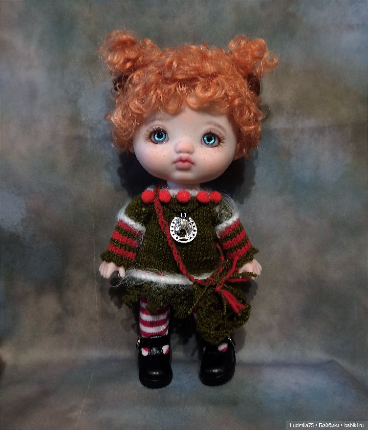 Новогодняя гномочка — Шарнирные куклы (не BJD)