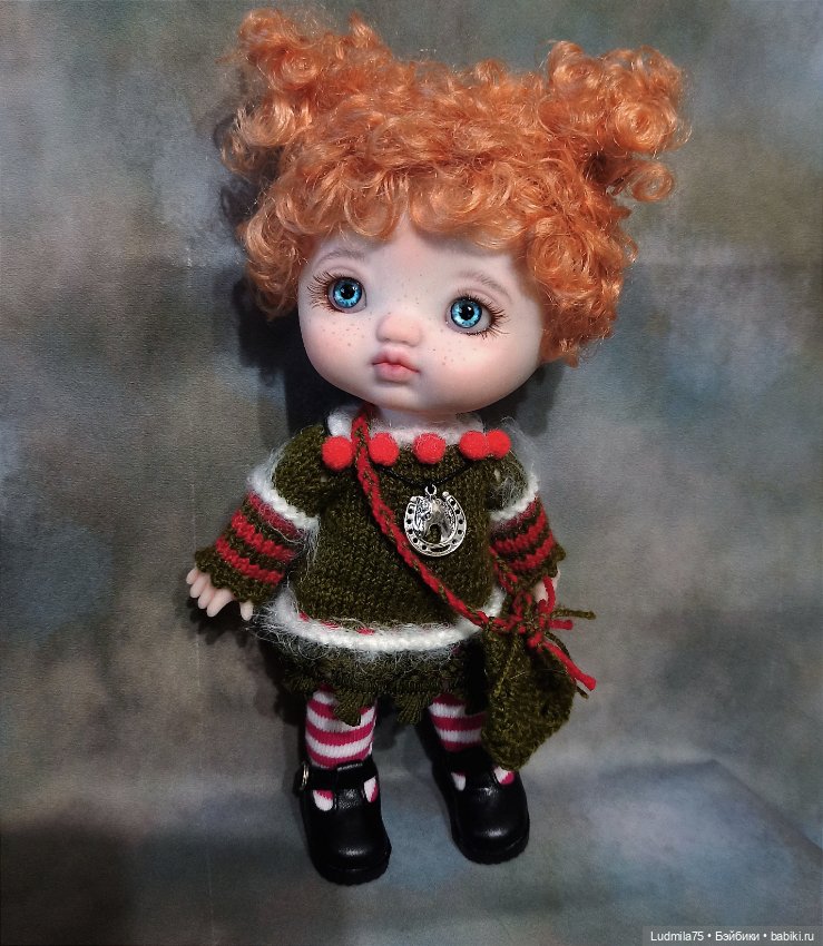 Новогодняя гномочка — Шарнирные куклы (не BJD) (фото 7)