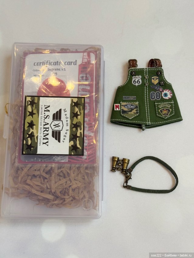 Сарафаны Madam Sugar на кукол 15-17 см (фото 4)