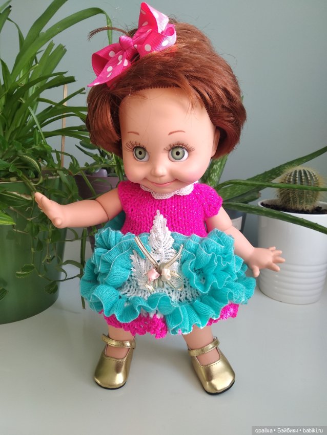 Платя для кукол 30-35 см, фейсинок (фото 2)