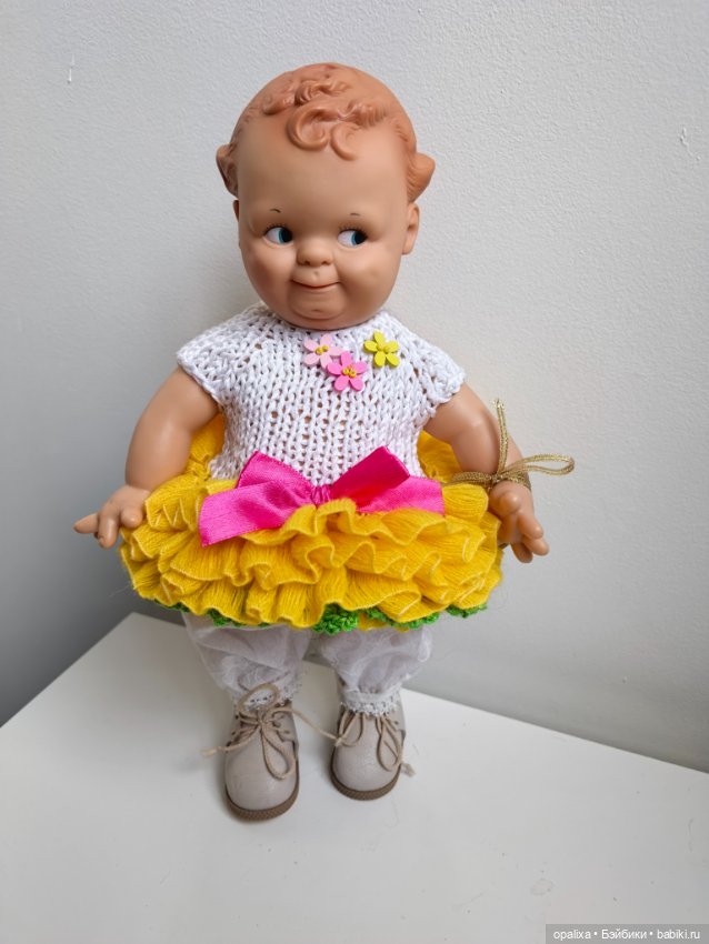Платья для кукол до 30 см, кьюпи, весна Ася (фото 7)