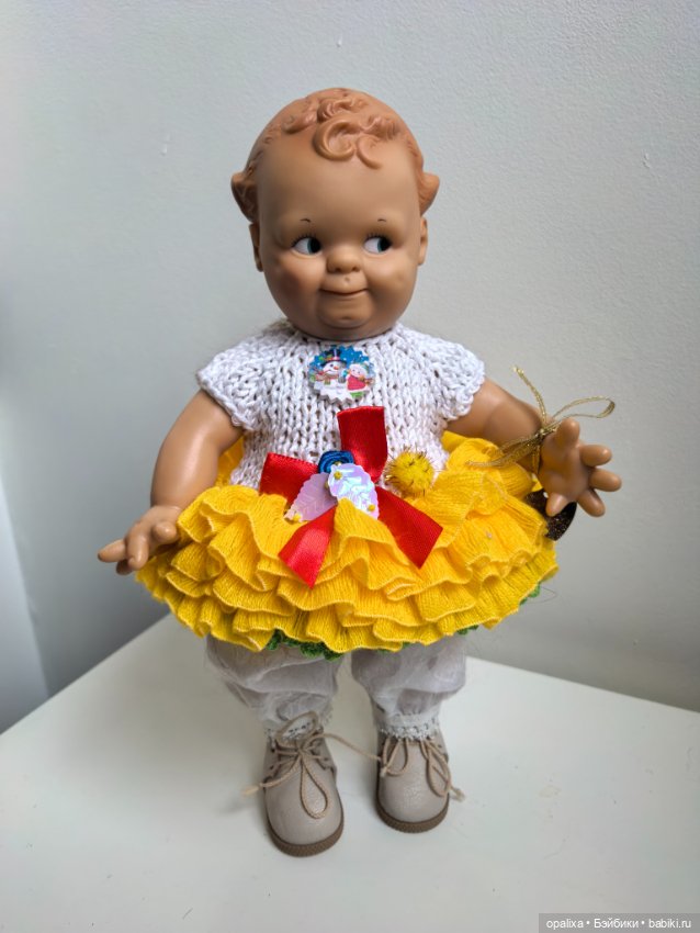 Платья для кукол до 30 см, кьюпи, весна Ася (фото 9)