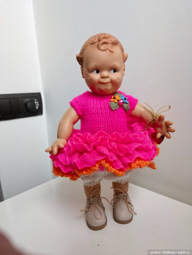 Платья для кукол до 30 см, кьюпи, весна Ася