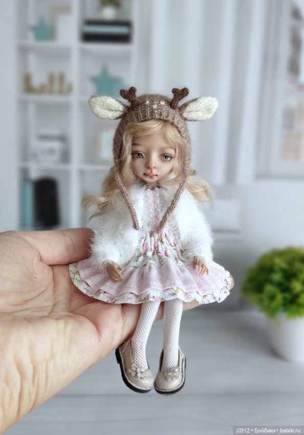 Шапочки для Жу или кукол окружностью головы 9 см (фото 5)