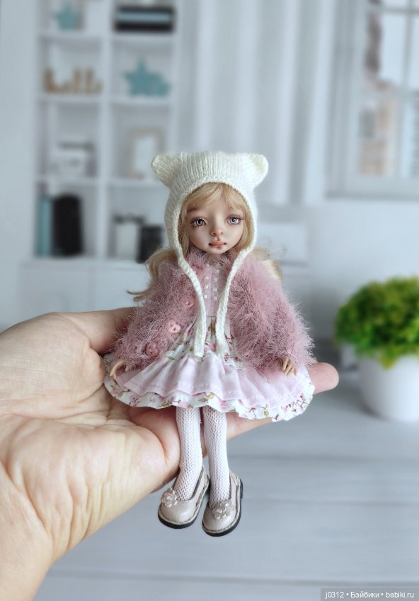 Шапочки для Жу или кукол окружностью головы 9 см (фото 6)